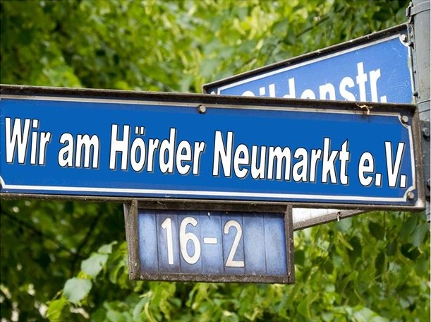 Hoerder Neumarkt Straßenschild